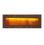 Golden Designs 2025 Reserve Edition 3 - Person Full Spectrum PureTech™ Near Zero EMF FAR Infrared Sauna with Himalayan Salt Bar (Corner Unit) - Sauna Heater Supply