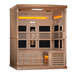 Golden Designs 3 - Person Full Spectrum PureTech™ Near Zero EMF FAR Infrared Sauna with Himalayan Salt Bar & Canadian Hemlock - Sauna Heater Supply