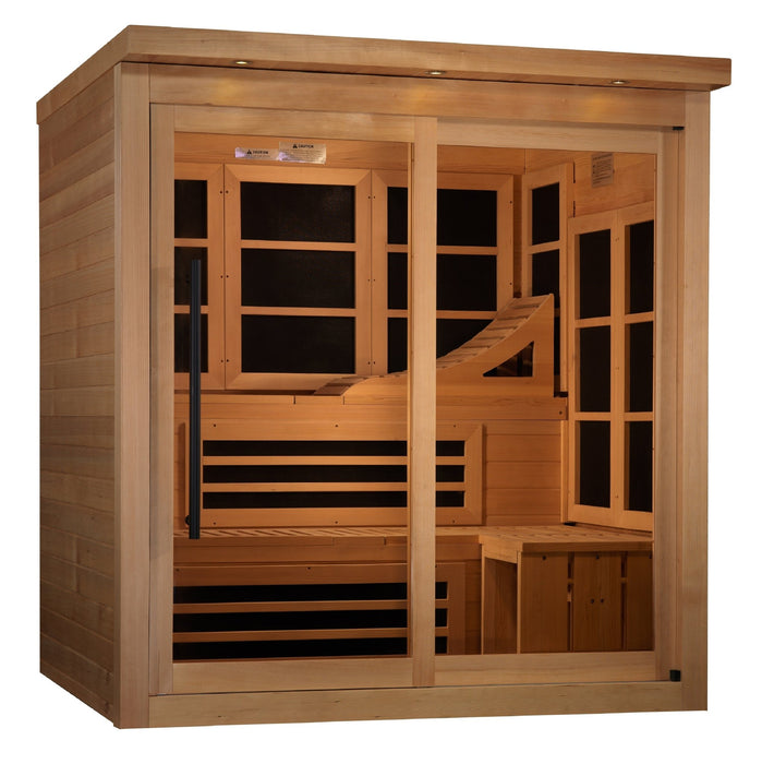 Golden Designs 6 - Person Near Zero EMF FAR Infrared Sauna - Sauna Heater Supply