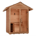 Golden Designs "Arlberg" 3 Person Traditional Outdoor Sauna - Canadian Hemlock - Sauna Heater Supply