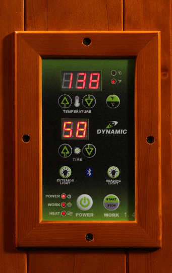 Golden Designs Dynamic "Avila" 1 - 2 Person Low EMF FAR Infrared Sauna - Sauna Heater Supply