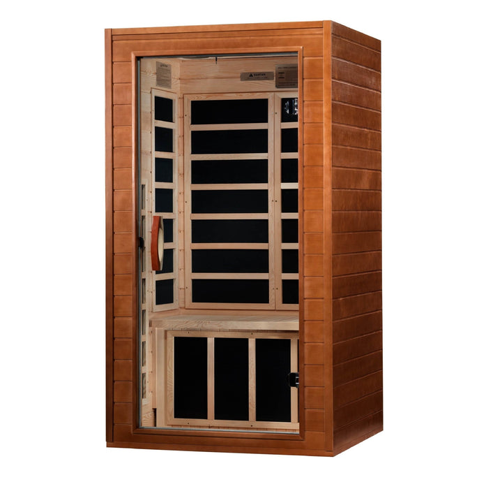 Golden Designs Dynamic "Avila" 1 - 2 Person Low EMF FAR Infrared Sauna - Sauna Heater Supply