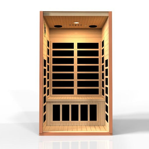 Golden Designs Dynamic "Avila Elite" 1 - 2 Person Ultra Low EMF FAR Infrared Sauna - Sauna Heater Supply