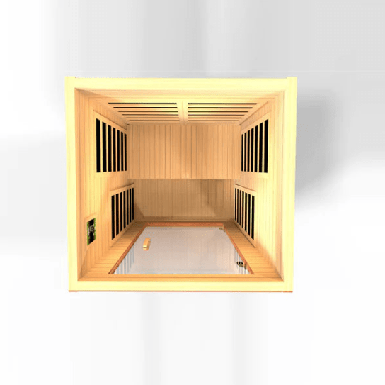 Golden Designs Dynamic "Avila Elite" 1 - 2 Person Ultra Low EMF FAR Infrared Sauna - Sauna Heater Supply