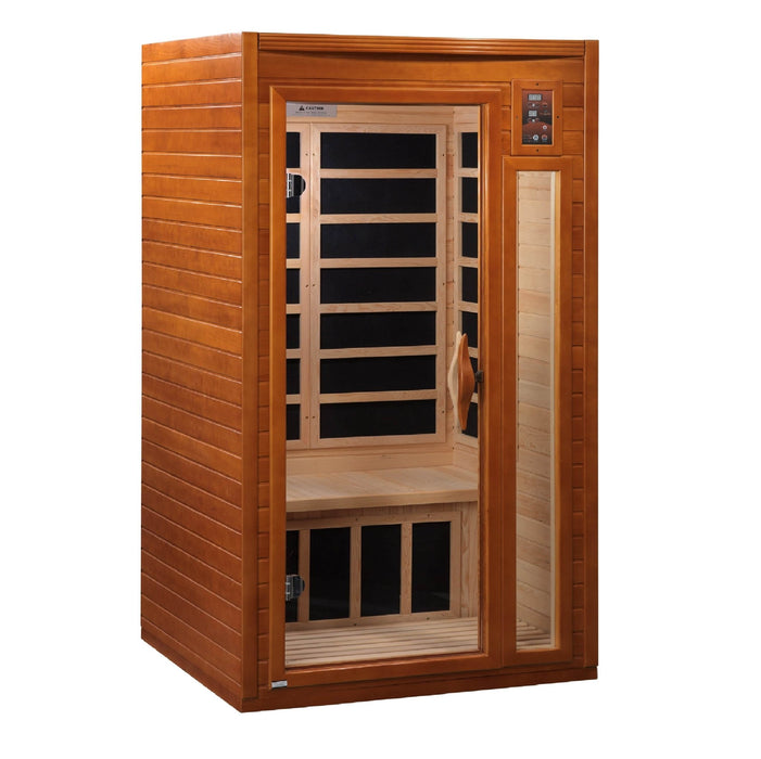 Golden Designs Dynamic "Barcelona" 1 - 2 Person Low EMF FAR Infrared Sauna - Sauna Heater Supply