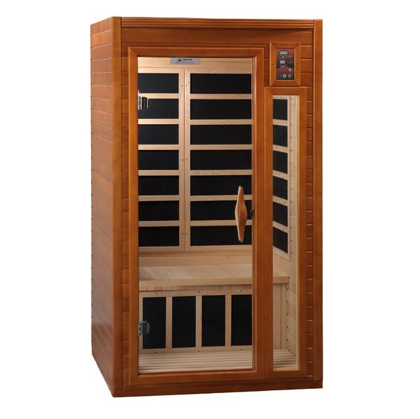 Golden Designs Dynamic "Barcelona" 1 - 2 Person Low EMF FAR Infrared Sauna - Sauna Heater Supply