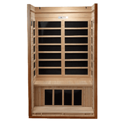 Golden Designs Dynamic "Barcelona Elite" 1 - 2 Person Ultra Low EMF FAR Infrared Sauna - Sauna Heater Supply