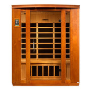 Golden Designs Dynamic "Bellagio" 3 - Person Low EMF FAR Infrared Sauna - Sauna Heater Supply