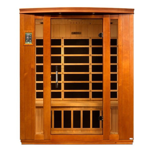 Golden Designs Dynamic "Bellagio" 3 - Person Low EMF FAR Infrared Sauna - Sauna Heater Supply