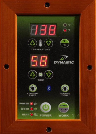 Golden Designs Dynamic "Bellagio" 3 - Person Low EMF FAR Infrared Sauna - Sauna Heater Supply