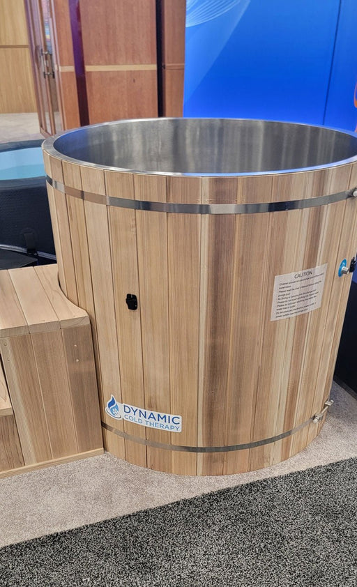 Golden Designs Dynamic Cold Therapy Barrel 304 Stainless Steel Cold Plunge (TUB ONLY) - Sauna Heater Supply