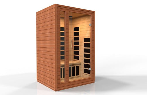 Golden Designs Dynamic "Cordoba" 2 - Person Low EMF FAR Infrared Sauna - Sauna Heater Supply