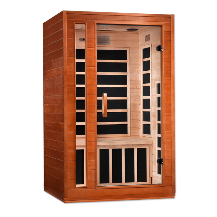 Golden Designs Dynamic "Cordoba Elite" 2 - Person Ultra Low EMF FAR Infrared Sauna - Sauna Heater Supply