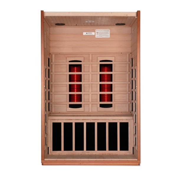 Golden Designs Dynamic "Cordoba Full Spectrum" 2 - Person Full Spectrum Infrared Sauna - Sauna Heater Supply