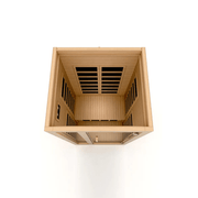 Golden Designs Dynamic "Gracia" 1 - 2 Person Low EMF FAR Infrared Sauna - Sauna Heater Supply