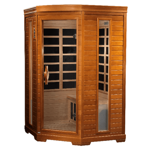 Golden Designs Dynamic "Heming" 2 - Person Low EMF FAR Infrared Sauna - Sauna Heater Supply