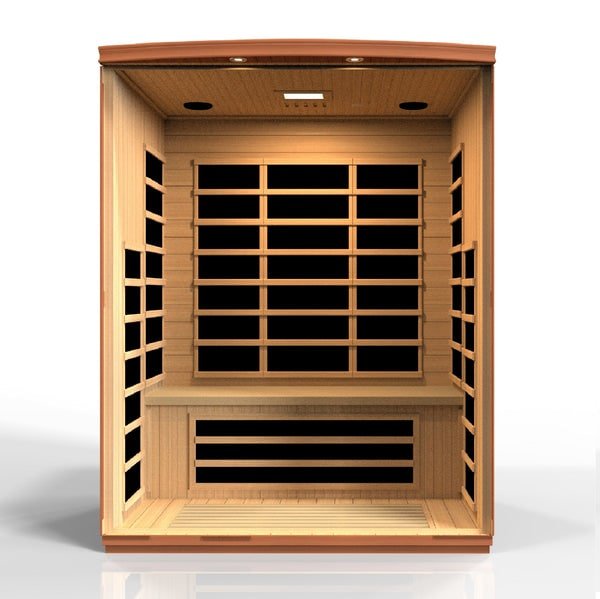 Golden Designs Dynamic "Lugano" 3 - Person Low EMF FAR Infrared Sauna - Sauna Heater Supply