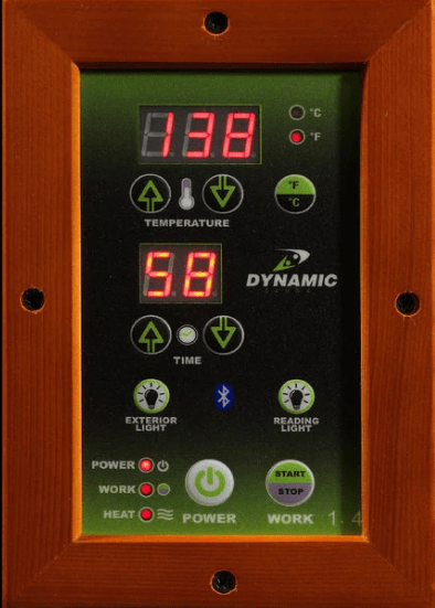 Golden Designs Dynamic "Lugano" 3 - Person Low EMF FAR Infrared Sauna - Sauna Heater Supply