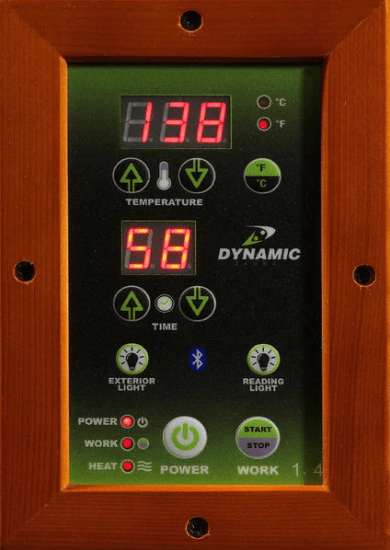 Golden Designs Dynamic "Lugano Elite" 3 - Person Ultra Low EMF FAR Infrared Sauna - Sauna Heater Supply