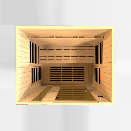 Golden Designs Dynamic "Lugano Full Spectrum" 3 - Person Full Spectrum Infrared Sauna - Sauna Heater Supply