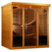 Golden Designs Dynamic "Monaco" 6 - person Ultra Low EMF FAR Infrared Sauna - Sauna Heater Supply