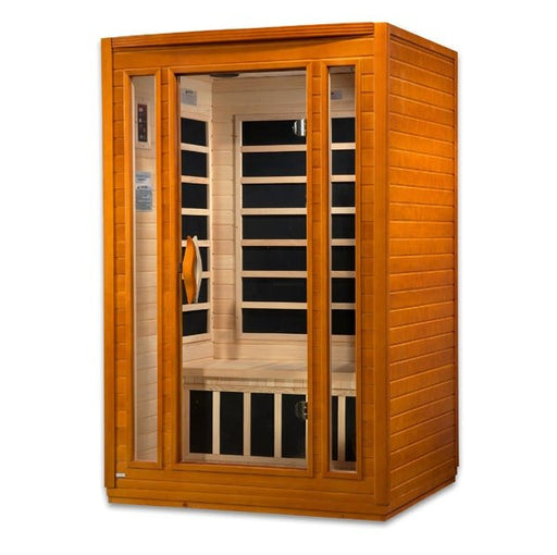 Golden Designs Dynamic "San Marino" 2 - Person Low EMF FAR Infrared Sauna - Sauna Heater Supply