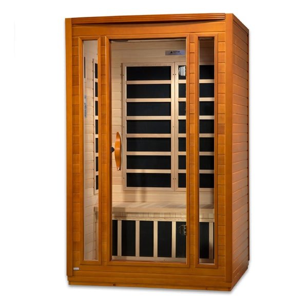 Golden Designs Dynamic "San Marino" 2 - Person Low EMF FAR Infrared Sauna - Sauna Heater Supply