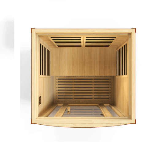 Golden Designs Dynamic "San Marino" 2 - Person Low EMF FAR Infrared Sauna - Sauna Heater Supply