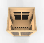 Golden Designs Dynamic "Santiago" 2 - Person Low EMF Infrared Sauna - Sauna Heater Supply