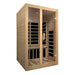 Golden Designs Dynamic "Santiago" 2 - Person Low EMF Infrared Sauna - Sauna Heater Supply