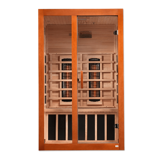 Golden Designs Dynamic "Santiago Full Spectrum" 2 - Person Full Spectrum Infrared Sauna - Sauna Heater Supply