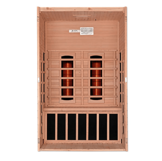 Golden Designs Dynamic "Santiago Full Spectrum" 2 - Person Full Spectrum Infrared Sauna - Sauna Heater Supply