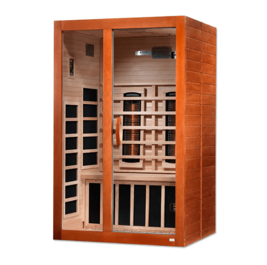 Golden Designs Dynamic "Santiago Full Spectrum" 2 - Person Full Spectrum Infrared Sauna - Sauna Heater Supply