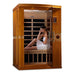 Golden Designs Dynamic "Venice" 2 - Person Low EMF Far Infrared Sauna - Sauna Heater Supply