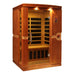 Golden Designs Dynamic "Venice" 2 - Person Low EMF Far Infrared Sauna - Sauna Heater Supply