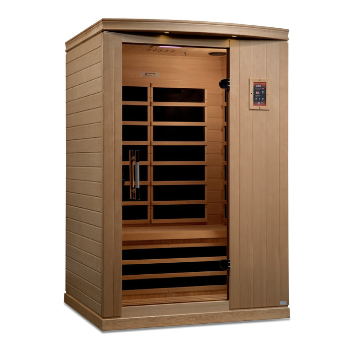 Golden Designs Dynamic "Venice Elite" 2 - Person Ultra Low EMF FAR Infrared Sauna - Sauna Heater Supply