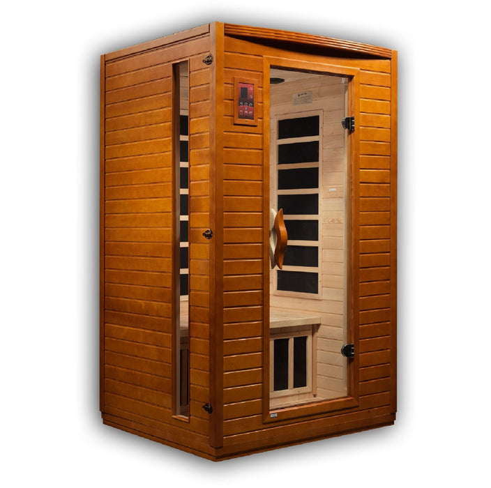 Golden Designs Dynamic "Versailles" 2 - Person Low EMF FAR Infrared Sauna - Sauna Heater Supply