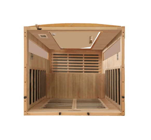 Golden Designs Dynamic "Versailles" 2 - Person Low EMF FAR Infrared Sauna - Sauna Heater Supply