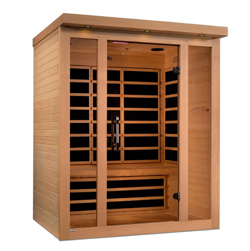 Golden Designs Dynamic "Vila" 3 - Person Ultra Low EMF FAR Infrared Sauna - Sauna Heater Supply