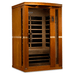 Golden Designs Dynamic "Vittoria" 2 Person Low EMF Infrared Sauna - Sauna Heater Supply