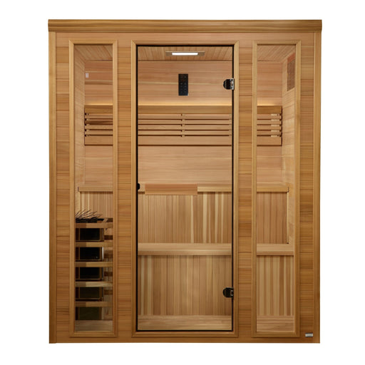 Golden Designs "Engelberg Edition" 6 - Person Traditional Steam Sauna – Pacific Premium Clear Cedar - Sauna Heater Supply