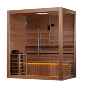 Golden Designs "Forssa Edition" 3 Person Indoor Traditional Steam Sauna - Sauna Heater Supply