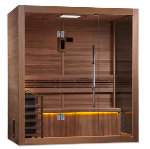 Golden Designs "Forssa Edition" 3 Person Indoor Traditional Steam Sauna - Sauna Heater Supply