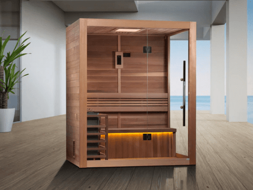 Golden Designs "Hanko Edition" 2 Person Indoor Traditional Steam Sauna - Sauna Heater Supply