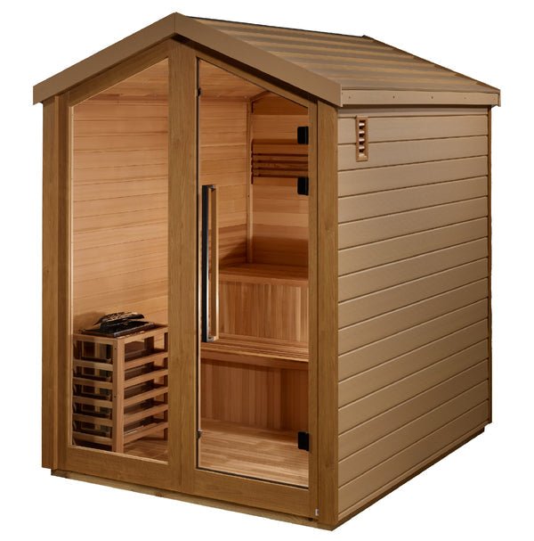 Golden Designs "Kaarina" 6 - Person Outdoor Traditional Sauna - Sauna Heater Supply