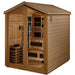 Golden Designs "Kaskinen" 6 - Person Full Spectrum PureTech™ Hybrid Outdoor Sauna - Sauna Heater Supply