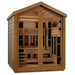 Golden Designs "Loviisa" 3 - Person Full Spectrum PureTech™ Hybrid Outdoor Sauna - Sauna Heater Supply