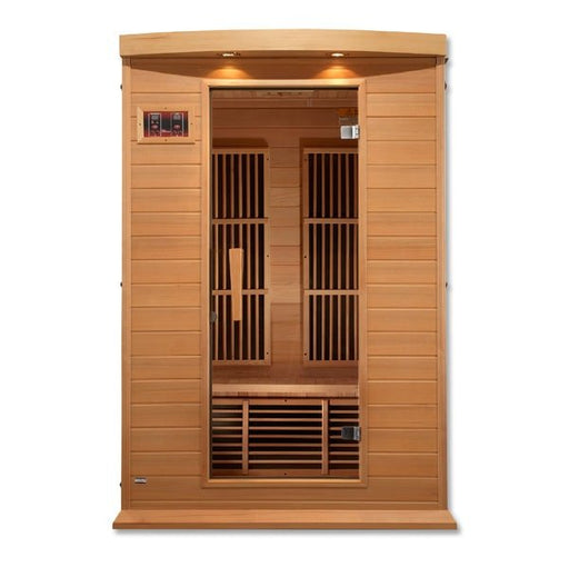 Golden Designs Maxxus 2 - Person FAR Infrared Sauna - Low EMF with Canadian Hemlock - Sauna Heater Supply