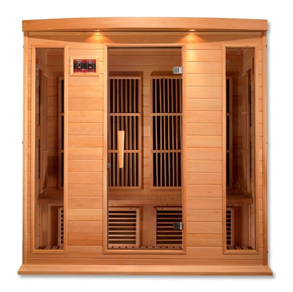 Golden Designs Maxxus 4 - Person FAR Infrared Sauna - Low EMF - Sauna Heater Supply