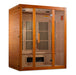 Golden Designs Maxxus "Alpine" Dual Tech 3 - Person Low EMF FAR Infrared Sauna with Canadian Hemlock - Sauna Heater Supply